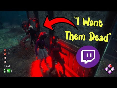 Angry Twitch Streamer RAGE QUITS Our Game - Dead By Daylight