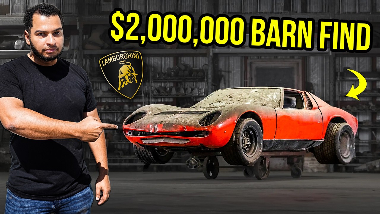 I Found A $2,000,000 Lamborghini Miura ABANDONED FOR 50 YEARS In A JUNKYARD