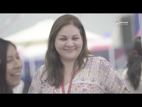 Video de comunicación interna Feria Latam Airlines donde colaboran diversas áreas en un evento en el aeropuerto