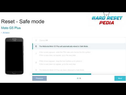 ☑️ Moto G5 Plus Reboot In Safe Mode