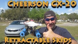 preview picture of video 'Flying - Cheerson CX-20 Retractable Landing Skids'