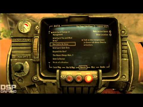 Fallout: New Vegas HARDCORE PT pt42 - Meeting Yes Man/HELLO, Quests!