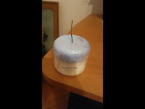 100 grama Flash Baruta bomba ispod drveta  neocekivana reakcija  Homemade Bomb