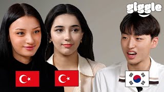 Korean Teen meets Beautiful Turkish Girls For the First Time..! : Turkey Compilation