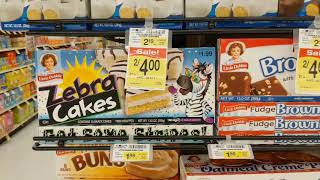 PoV- Albertsons Grocery Store Little Debbie Snack Cakes