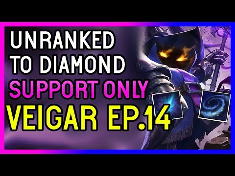 WHO NEEDS RUNES? VEIGAR SUPPORT - Unranked to Diamond SUPPORT ONLY  - Ep. 14 League of Legends