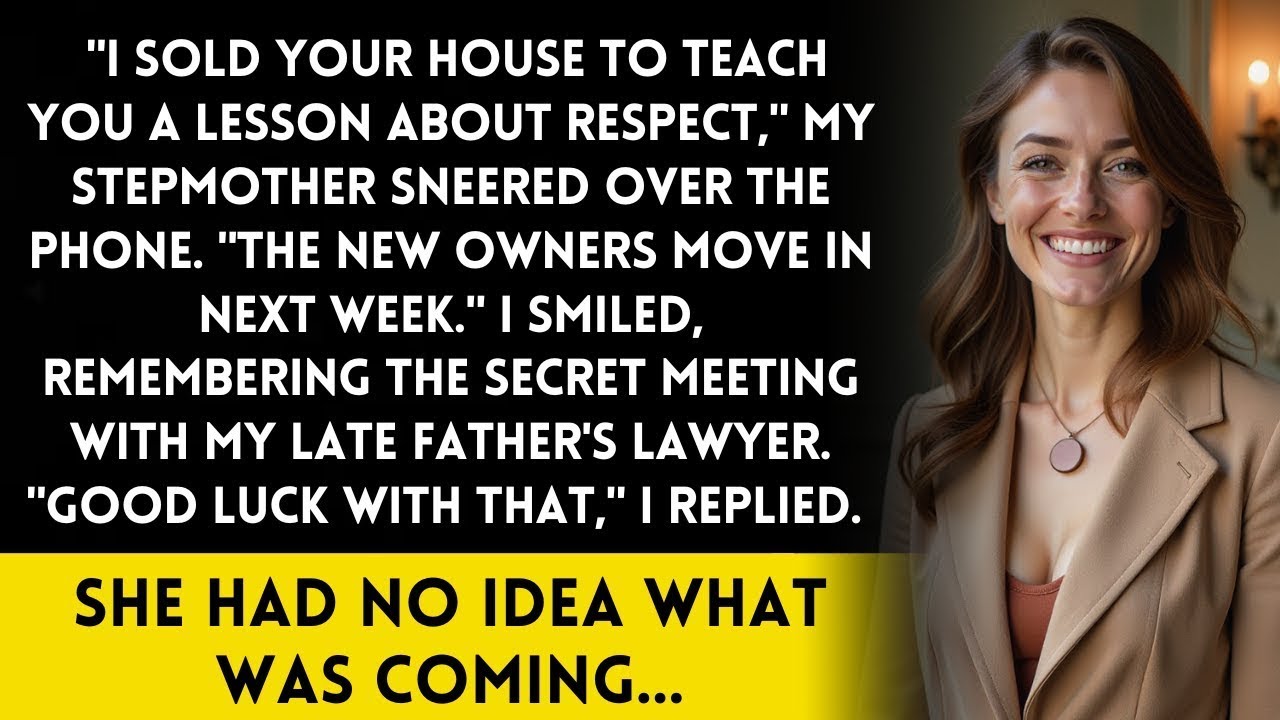 My Stepmother Sold My Inherited House, But Never Checked Who Really Owned It.