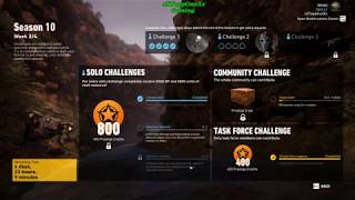 Season 10 Week 2 Solo Challenge 1 Completed - Ghost Recon Wildlands
