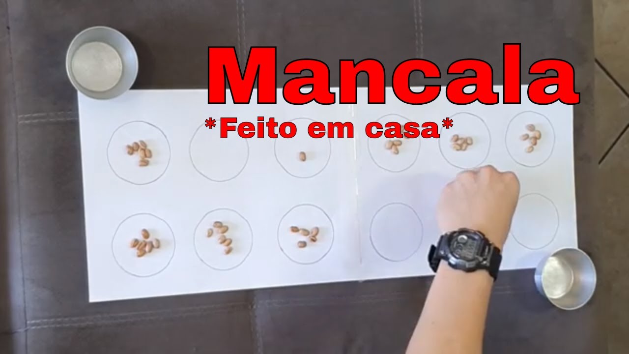 JOGO DE MANCALA *feito em casa*