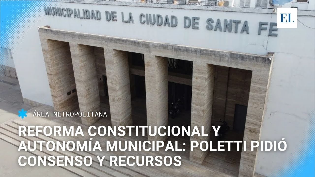 Autonomía municipal y reforma: Poletti insiste en consensos y financiamiento claro