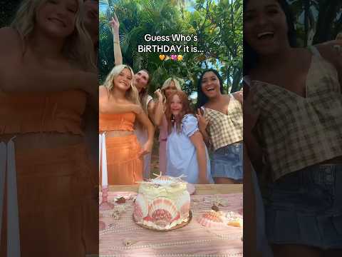 CAN YOU GUESS WHICH SiSTER'S BiRTHDAY IT IS 👀🤫 #shorts