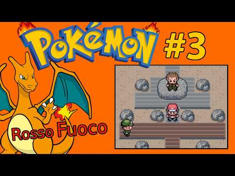 Pokémon Rosso Fuoco Gameplay ITA #3 - PLUMBEOPOLI E BROCK CAPOPALESTRA