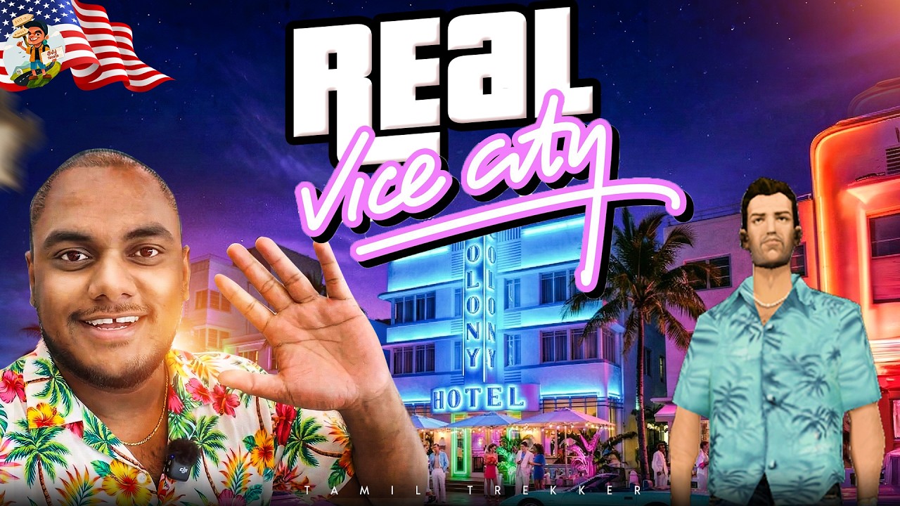 This is REAL Vice City?! | My First Day in Miami | Usa | Ep - 01  Tamil Trekker