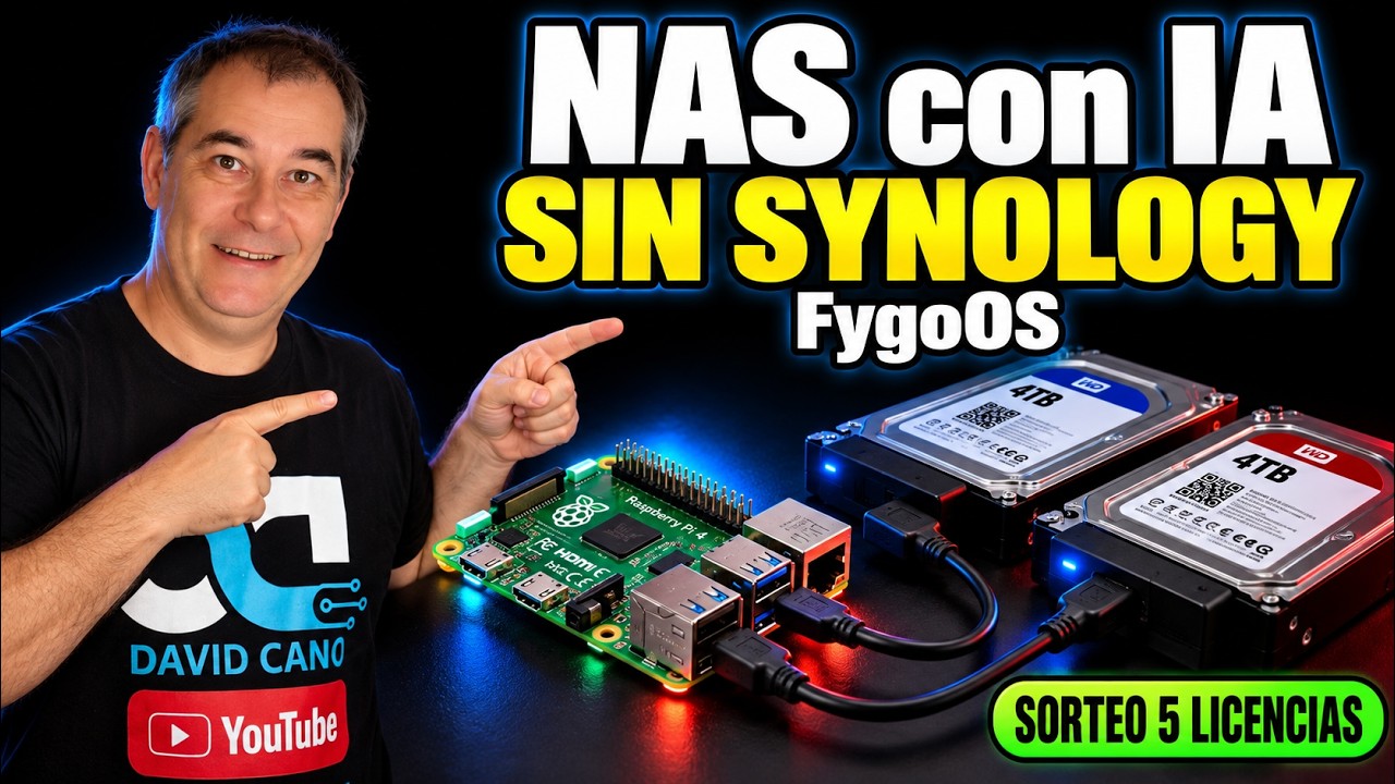 Monté un NAS con IA en una Raspberry Pi sin Gastar en Synology | FygoOS