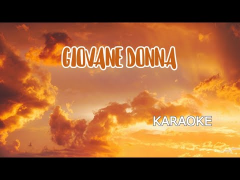 Giovane Donna  - KARAOKE (lyric video) - Chords  (Accordi)