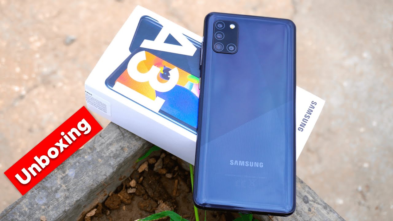 Unboxing Samsung Galaxy A31 Prism Crush Black & Key Features