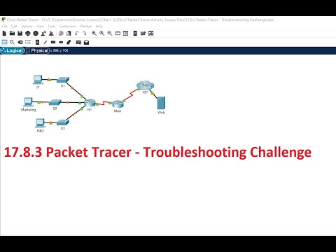 17.8.3 Packet Tracer - Troubleshooting Challenge-CCNA1 (Cisco)