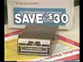 Radio Shack Commercial From 1978 Realistic Car Stereo 8 Track Player