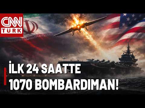 The US bombed Iran 1070 times in the first 24 hours! That's the power of those US ships!