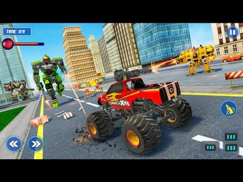 Monster Truck Robot Wars – New Dragon Robot Game 3D - Android Gameplay #1