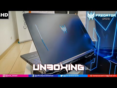 ACER Predator Helios 300 Unboxing 2021 | Intel Core i7 10th Gen | Nvidia RTX 3060 | Gaming Laptop
