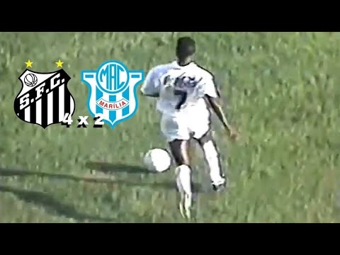 Santos 4 x 2 Marília - 13/02/1993 - Melhores Momentos - Narração: Odinei Edson - Rede Manchete