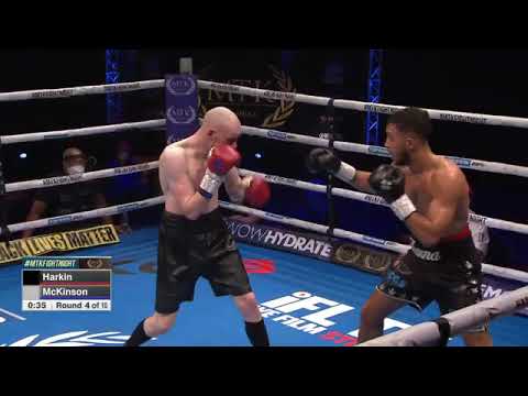 Michael McKinson vs Martin Harkin FULL FIGHT BOXING