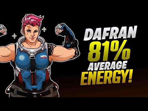 Dafran Insane Zarya 81% Average Energy! - Overwatch