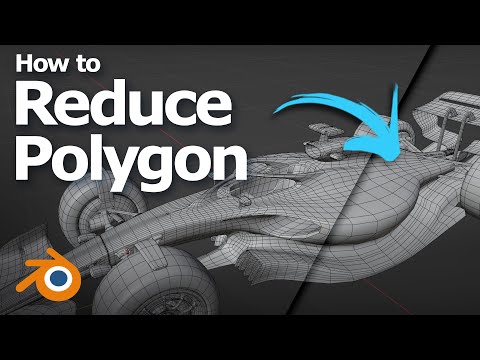 Blender How to Reduce Polygons using Un-Subdivide with Decimate Modifier