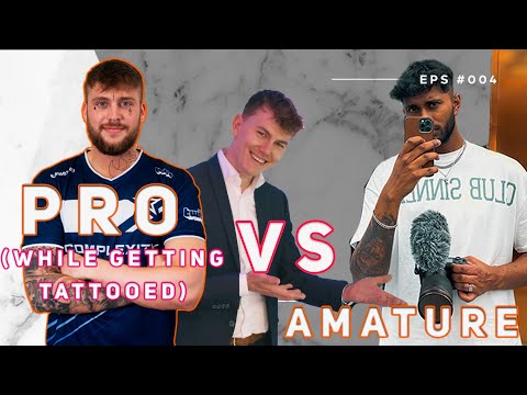 PRO CSGO PLAYER ( WHILE GETTING TATTOED ) VS. Amateur | K0nfig vs. Sinners | Who will win? | EP 04