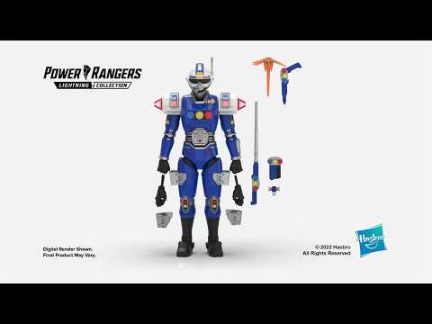 Power Rangers Lightning Collection Turbo Blue Senturion 6.6-Inch Action Figure Collectible thumbnail