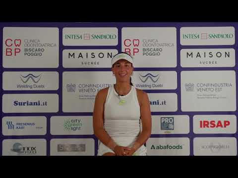 Lucrezia Stefanini post-match interview