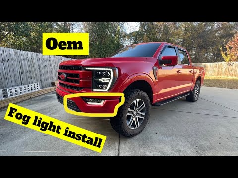 21-23 F150 OEM LED Foglight Install (How-To)