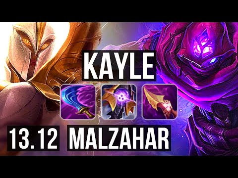 KAYLE vs MALZ (TOP) | 2.4M mastery, 1300+ games, 5/2/8 | KR Master | 13.12