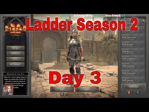 D2R 2.5 Ladder S2 Day 3 (Horror Saturday at 6pm)