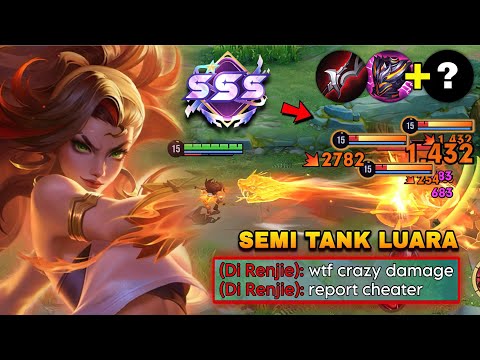 LUARA SEMI TANK & INSANE LIFESTEAL CAN WITHSTAND 5 ENEMIES IN FARM LANE! | LUARA BUILD & ARCANA