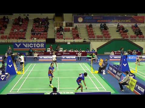 VICTOR Korea Masters 2017 WD R32 KANG C H | KONON,Olga vs SOONG F C | TEE J Y