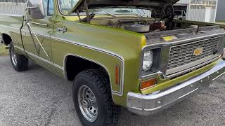 Video Thumbnail for 1974 Chevrolet C/K Truck