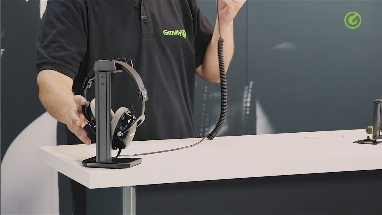 Gravity HPHTT01B Table Top Headphone Stand
