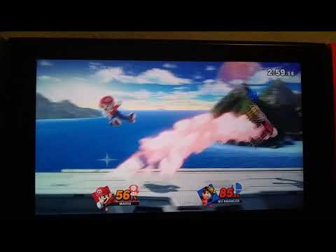 SSBU Mario Vs Mii Brawler