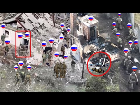 Horrifying Moment! Ukrainian FPV drones Secretly wipe out Russian infantry columns fleeing Avdiivka