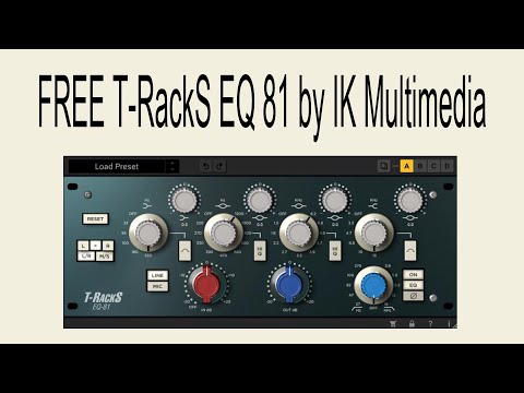 LIMITED TIME FREE T-RackS EQ 81 by IK Multimedia