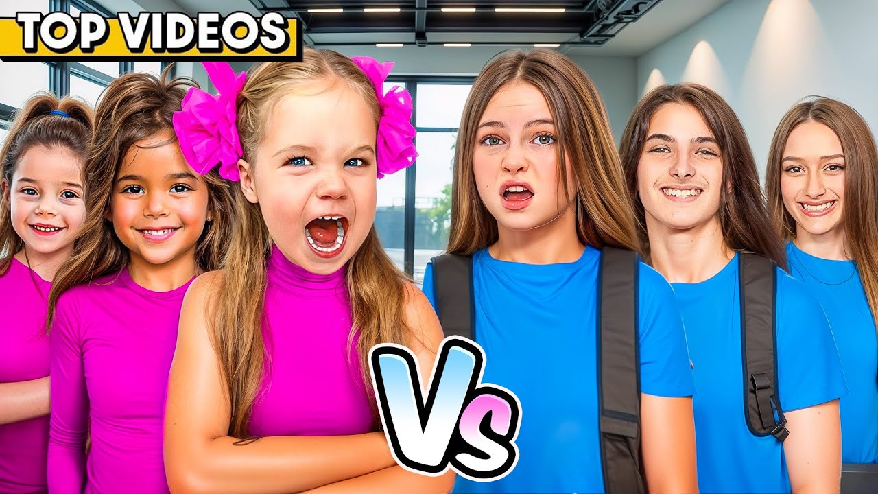 Toddlers vs Teens in ULTIMATE CHEER BATTLE! | Rebecca Zamolo