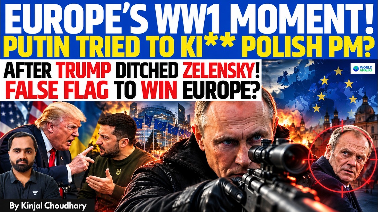 PUTIN TRIED TO KILL POLISH PM? Assassination Plot or False Flag After Trump Dumped Zelensky | Kinjal