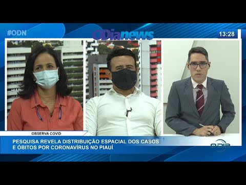 Pesquisa revela distribuição espacial dos casos e óbitos por Coronavirus no Piauí 18 02 2021