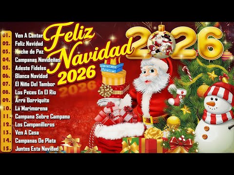 Las Mejores Canciones Navidad 2026 🤶🏻🎄☃️ Música de Navidad en Español 🤶🎄☃️ Feliz Navidad 2026