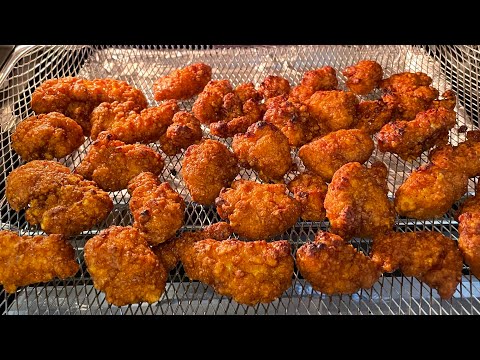 Air Fry Bourbon Glazed Boneless Chicken Bites ~ #3 ~ Breville Smart Oven Air Fryer Pro !