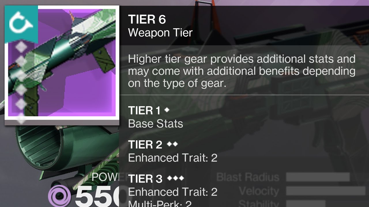 ...Tier 6 Weapon Drop? (Visual Bug, I Guess) [Destiny 2]