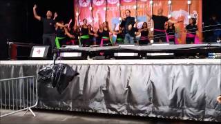 Mere Yaar Funtastic Leics Mela 2015 - public bhangra fitness workout