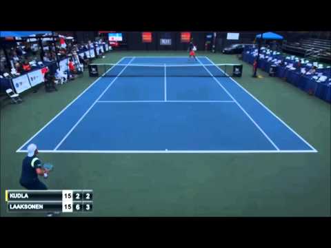 Great point Denis Kudla vs  Henri Laaksonen